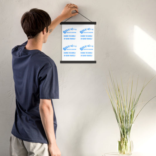 BokeyCat Poster with hangers