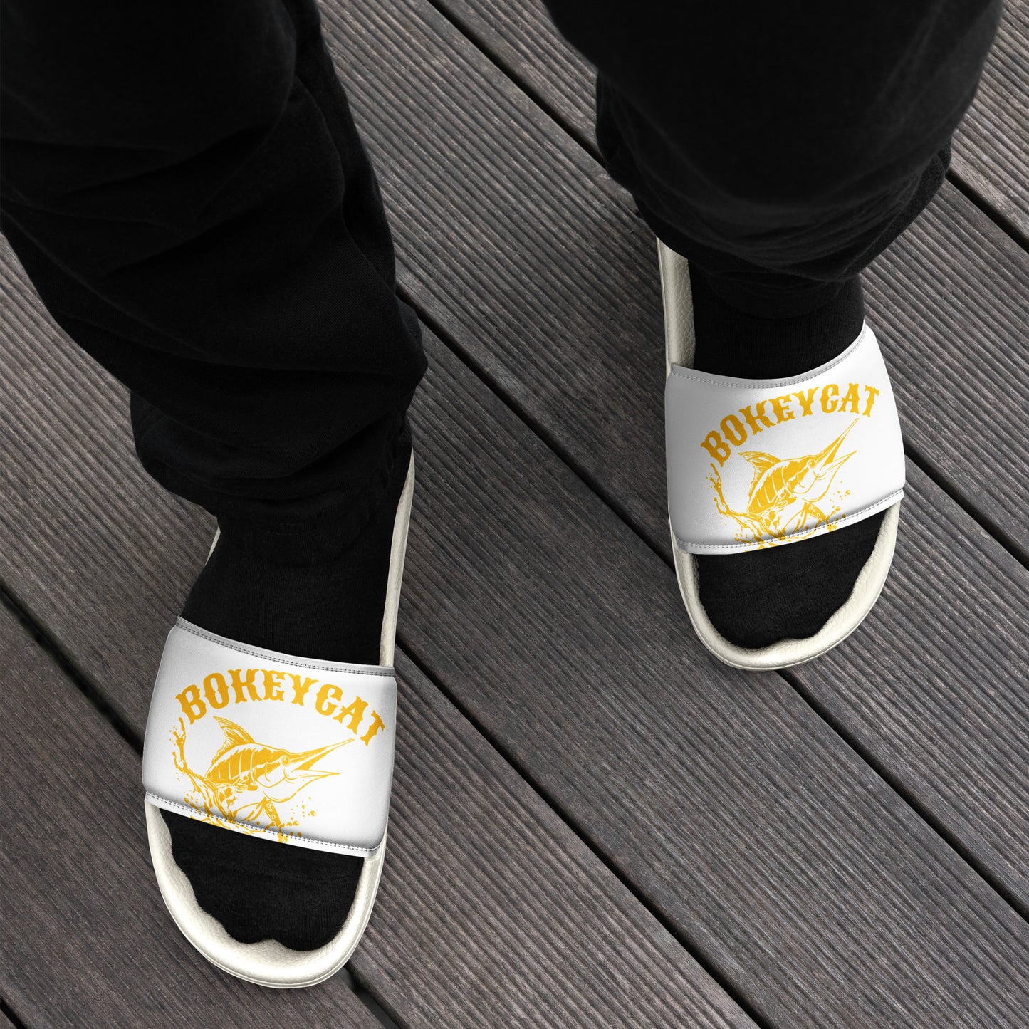 BokeyCat Men’s slides .