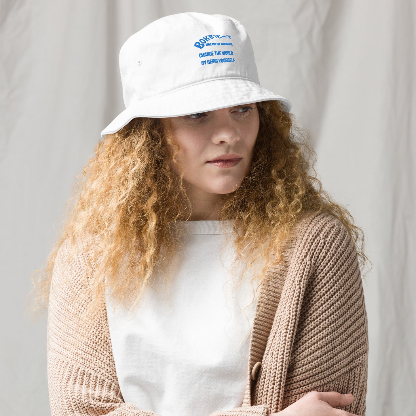 BokeyCat Organic bucket hat