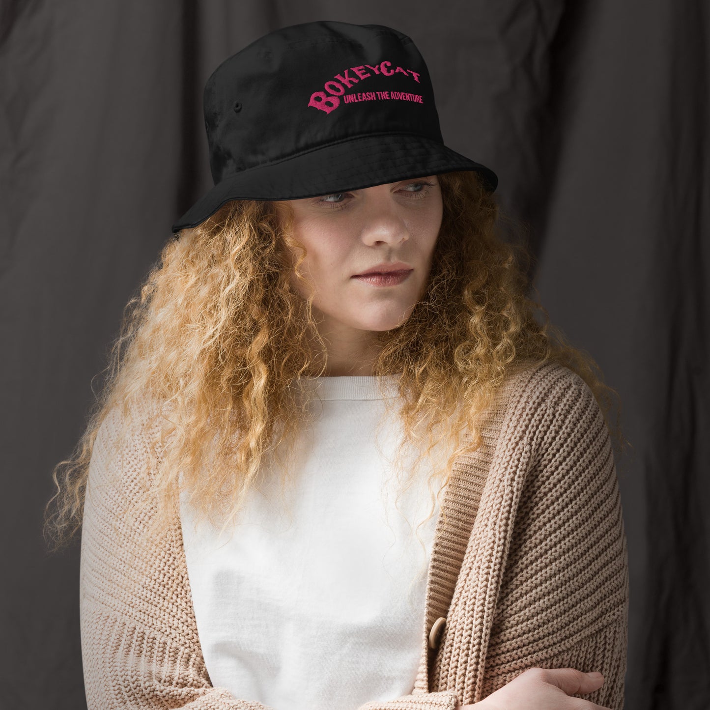 BokeyCat Organic bucket hat