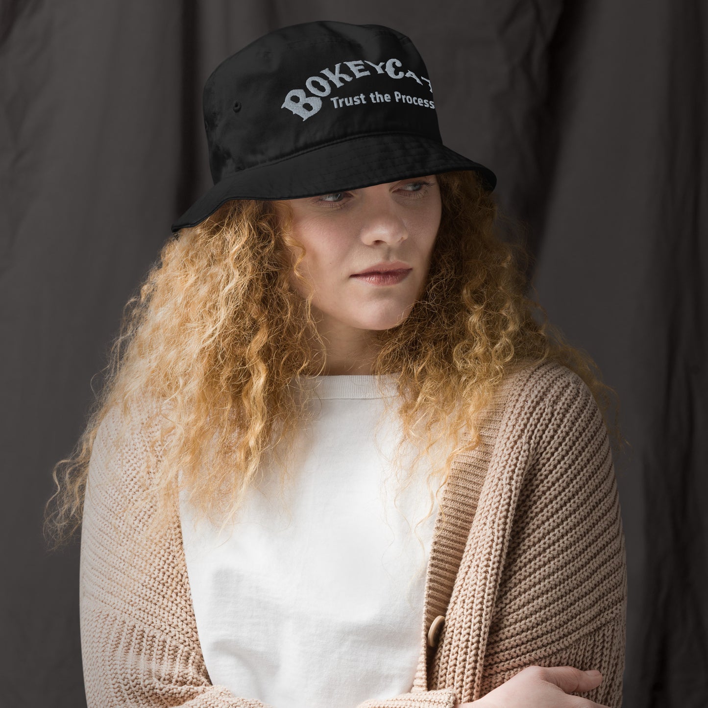 BokeyCat Organic bucket hat