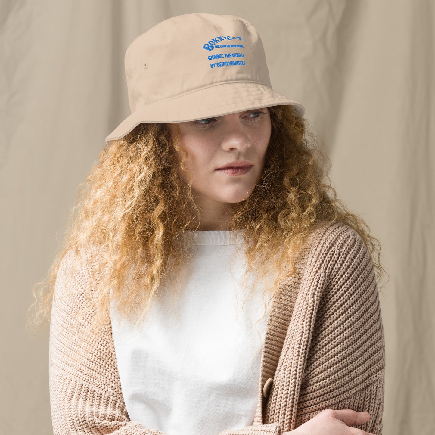 BokeyCat Organic bucket hat