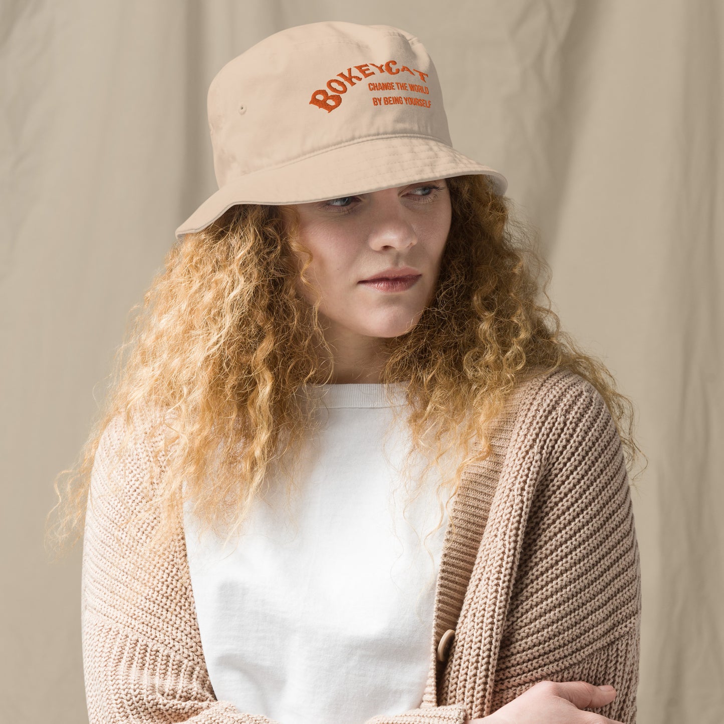 BokeyCat Organic bucket hat