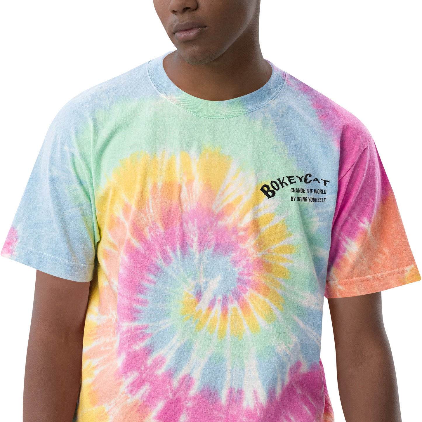 BokeyCat Oversized tie-dye t-shirt
