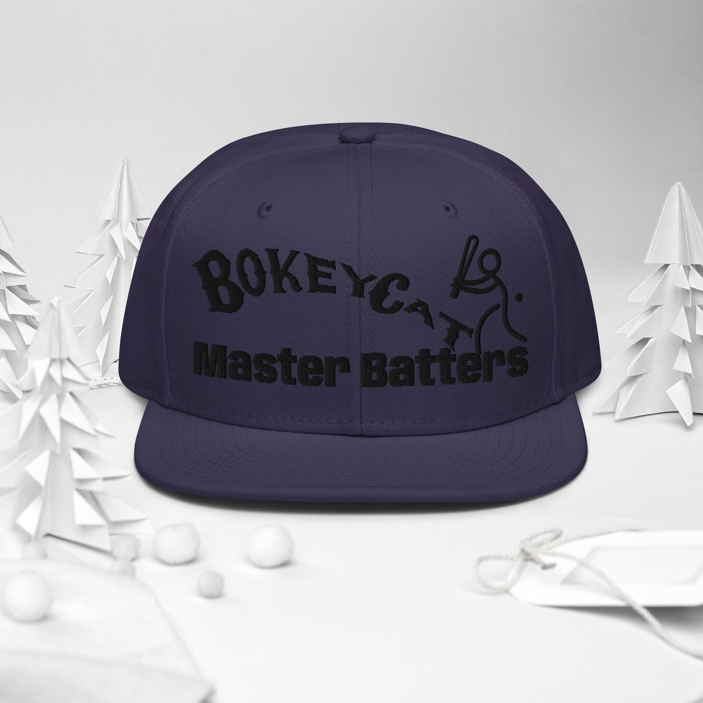 BokeyCat Master Batters Snapback Hat