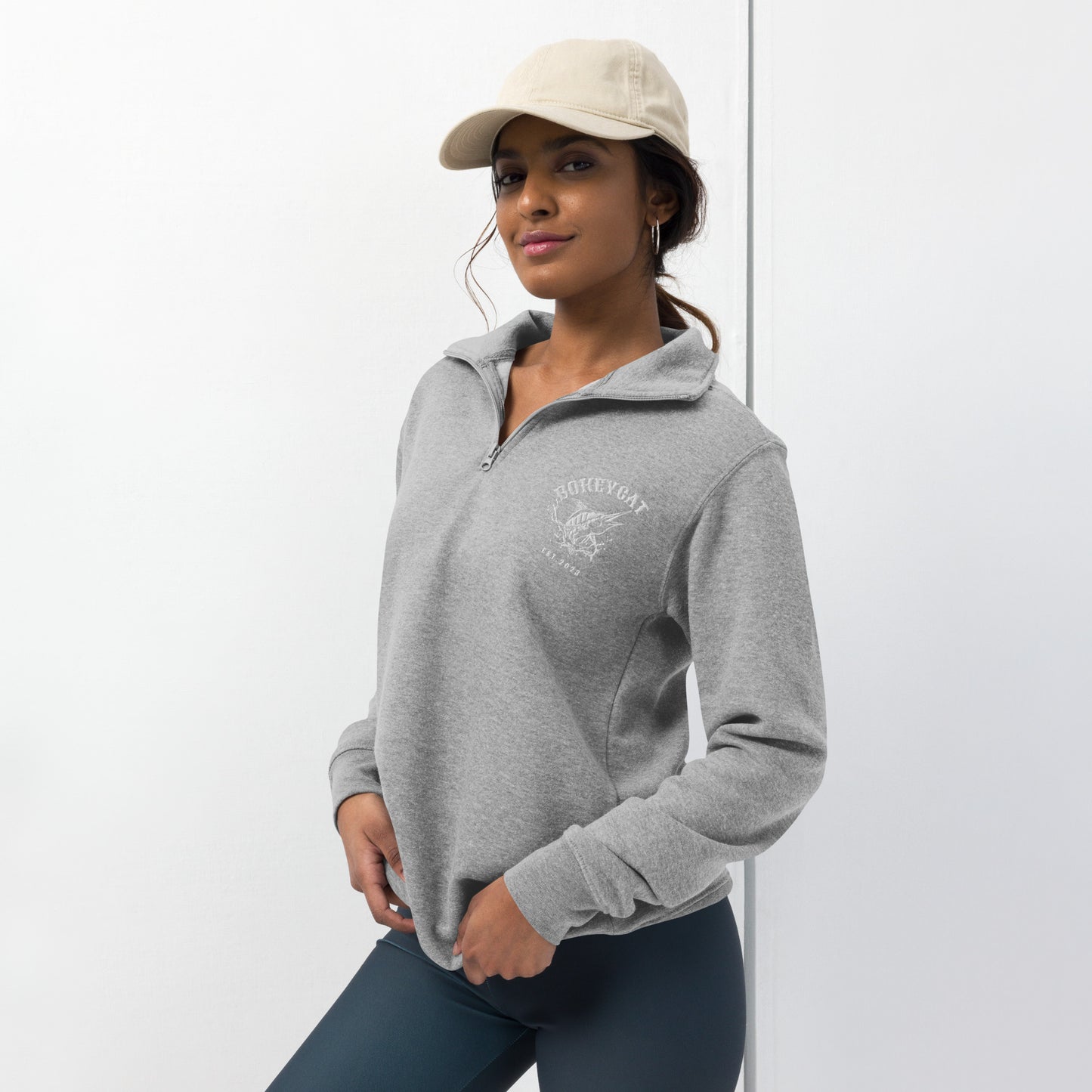 BokeyCat Unisex fleece pullover
