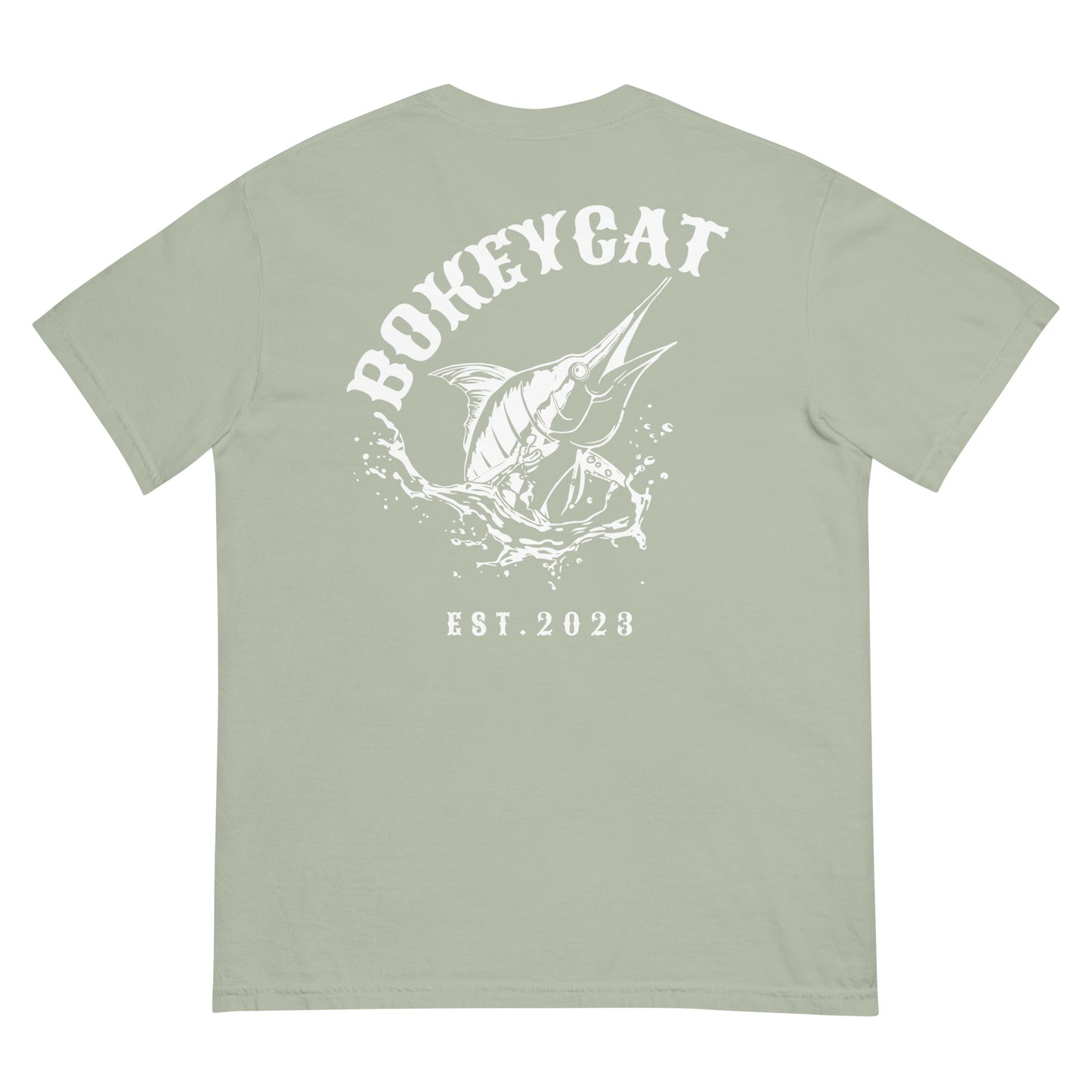 BokeyCat Unisex garment-dyed heavyweight t-shirt