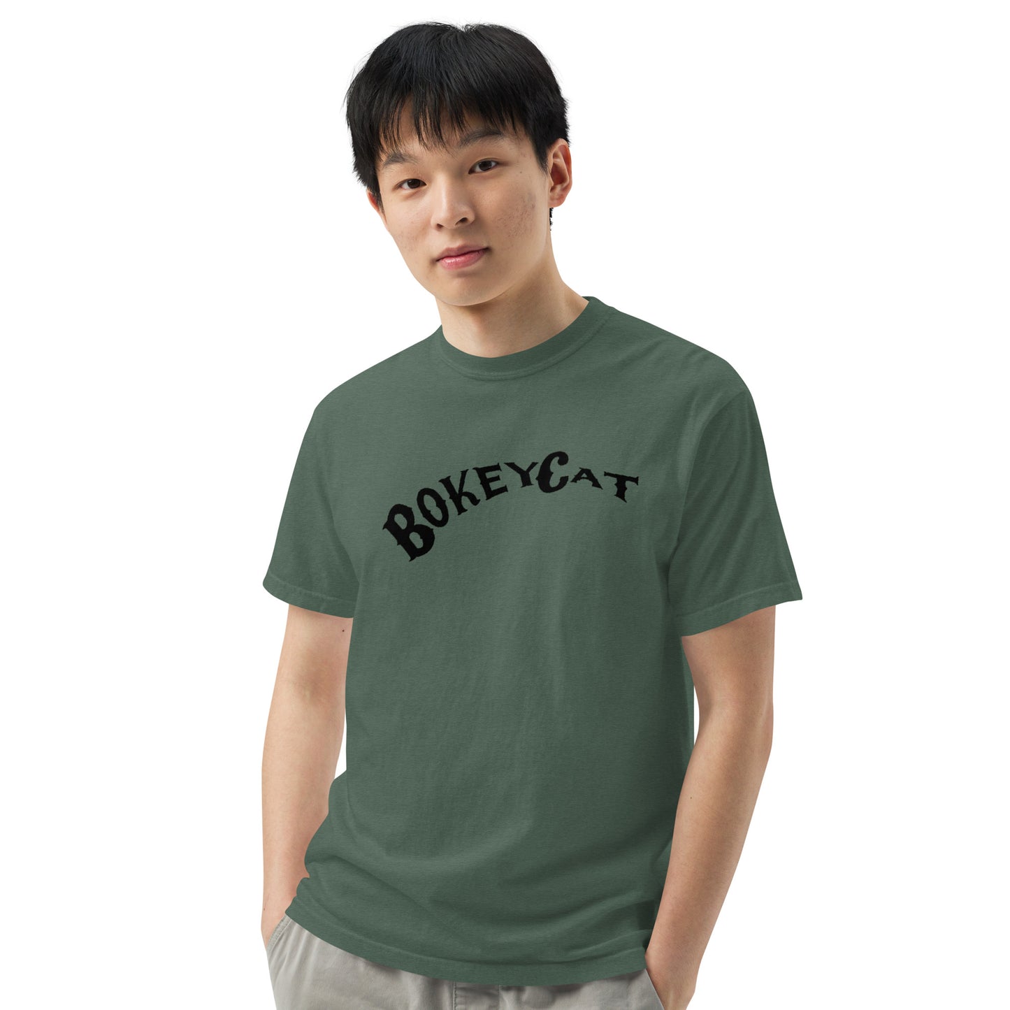 BokeyCat garment-dyed heavyweight t-shirt