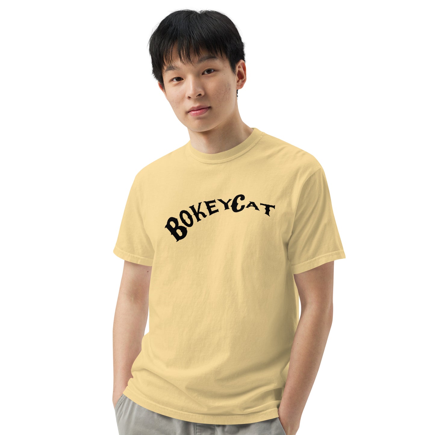 BokeyCat garment-dyed heavyweight t-shirt