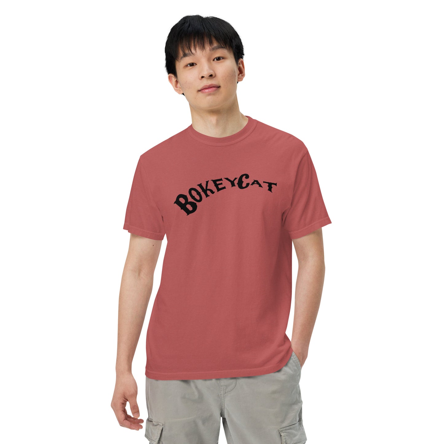 BokeyCat garment-dyed heavyweight t-shirt