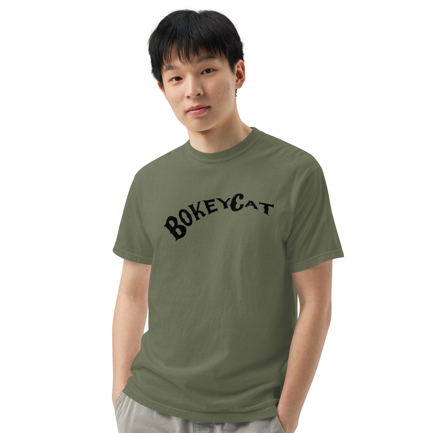 BokeyCat garment-dyed heavyweight t-shirt