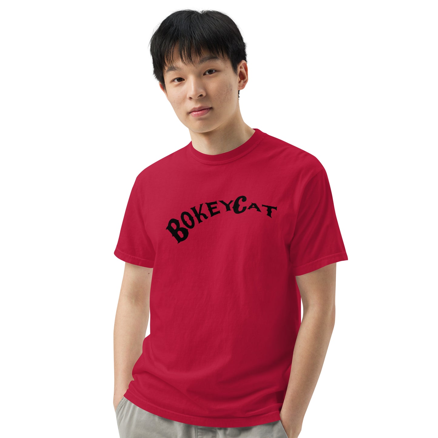 BokeyCat garment-dyed heavyweight t-shirt