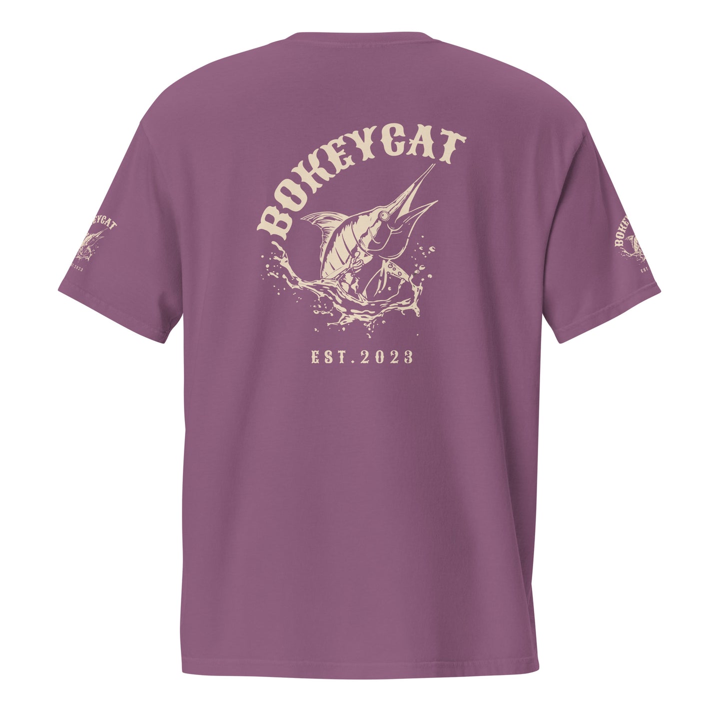 BokeyCat garment-dyed pocket t-shirt