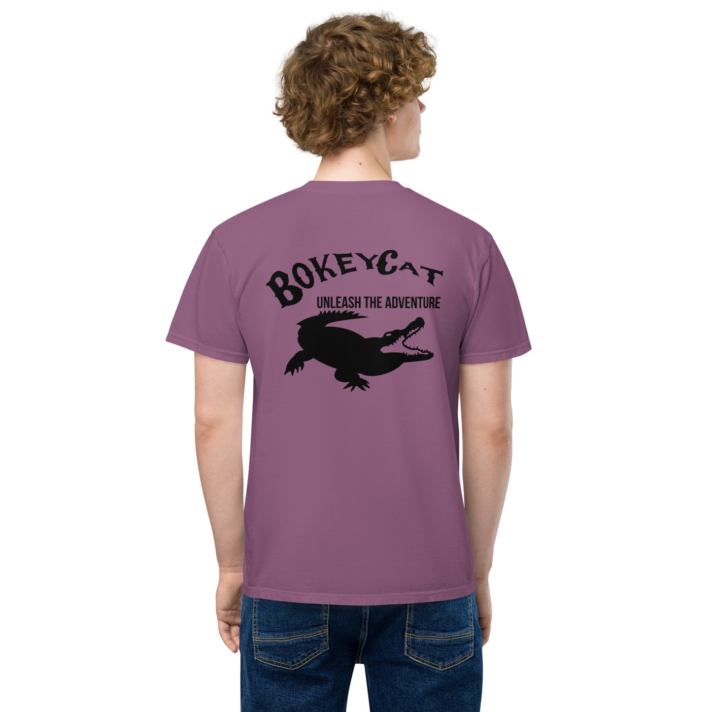 BokeyCat garment-dyed pocket t-shirt