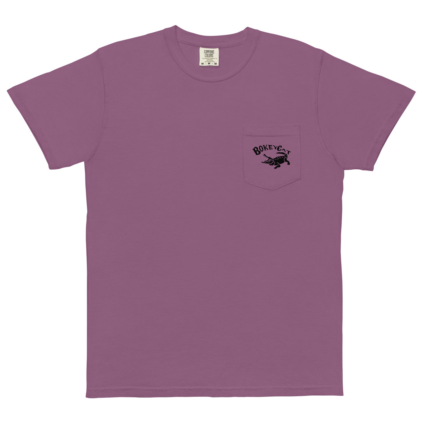 BokeyCat garment-dyed pocket t-shirt