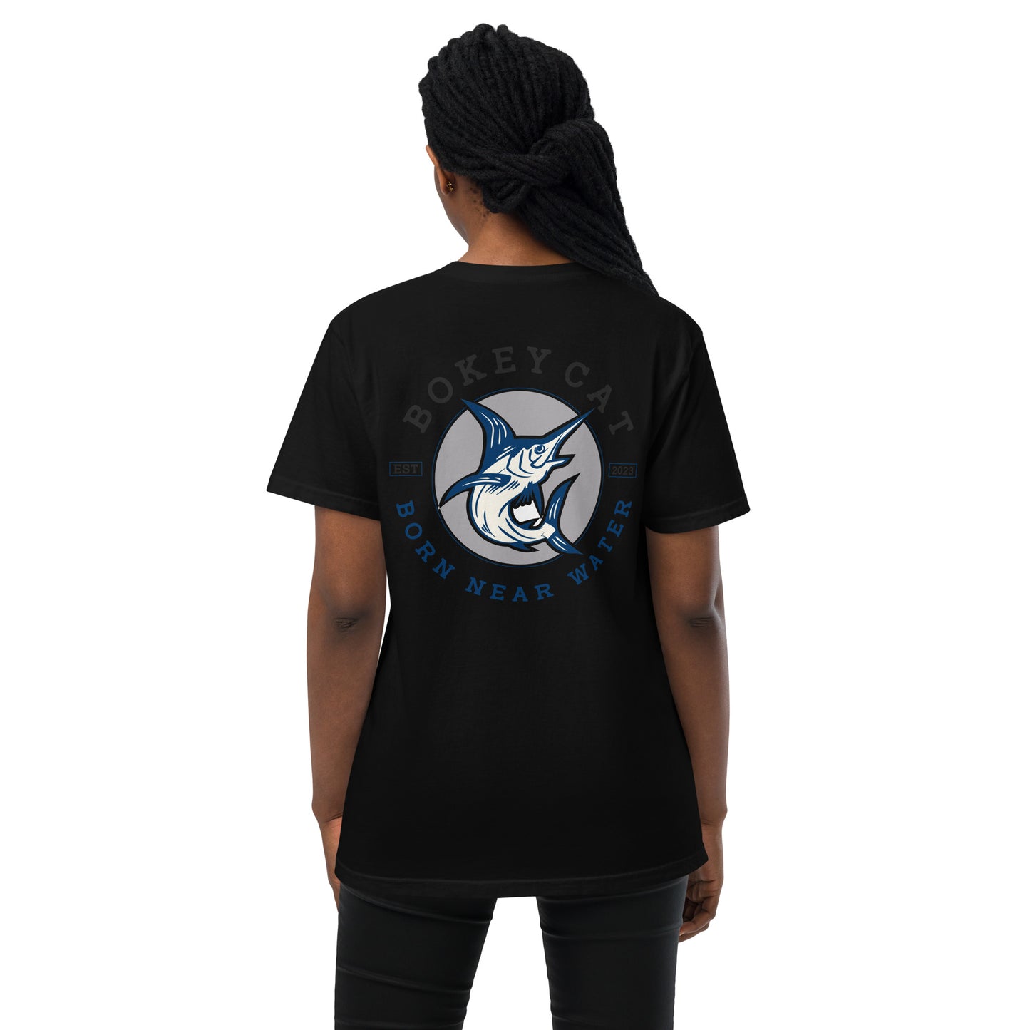BokeyCat garment-dyed pocket t-shirt