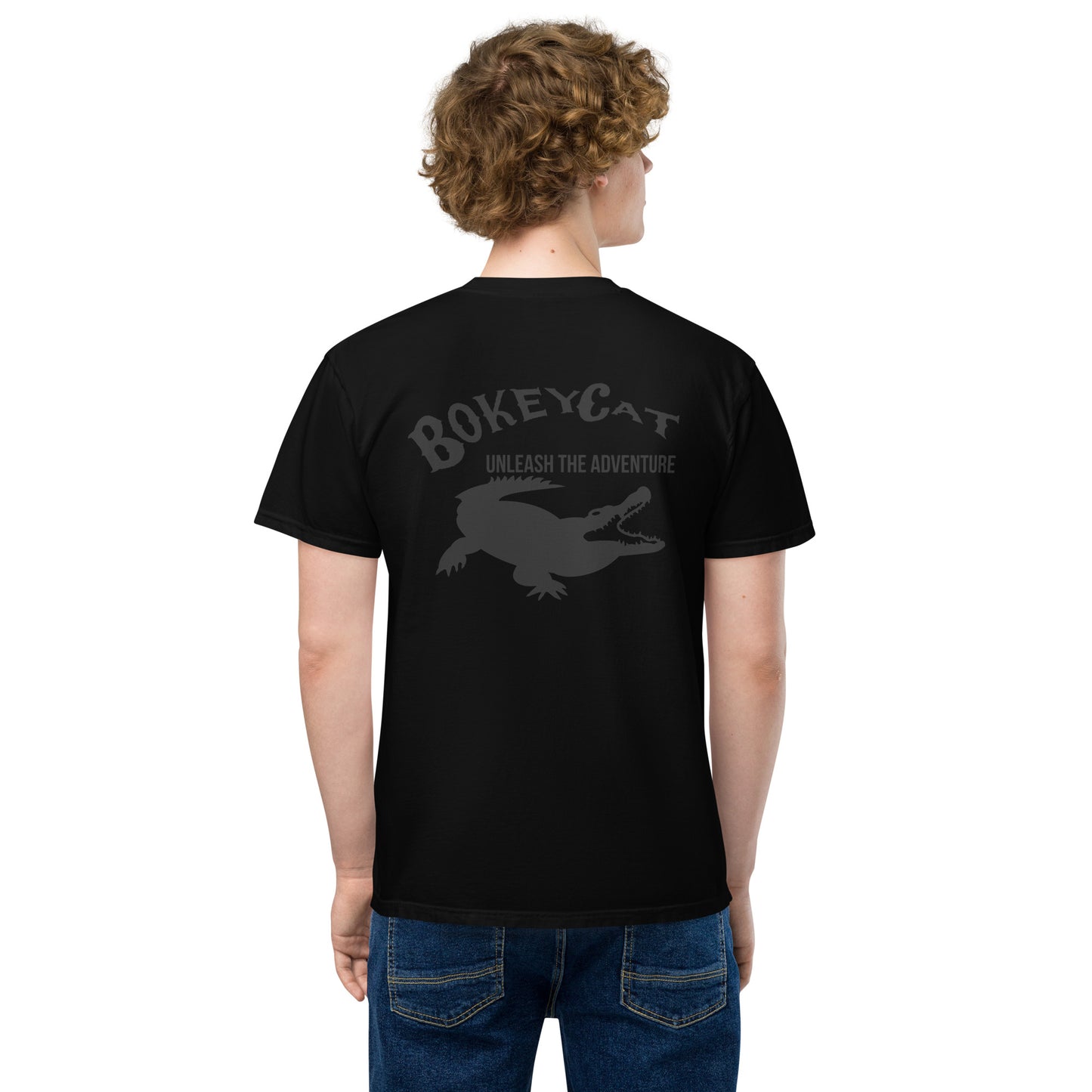 BokeyCat garment-dyed pocket t-shirt