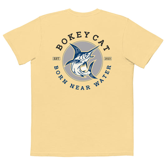 BokeyCat garment-dyed pocket t-shirt
