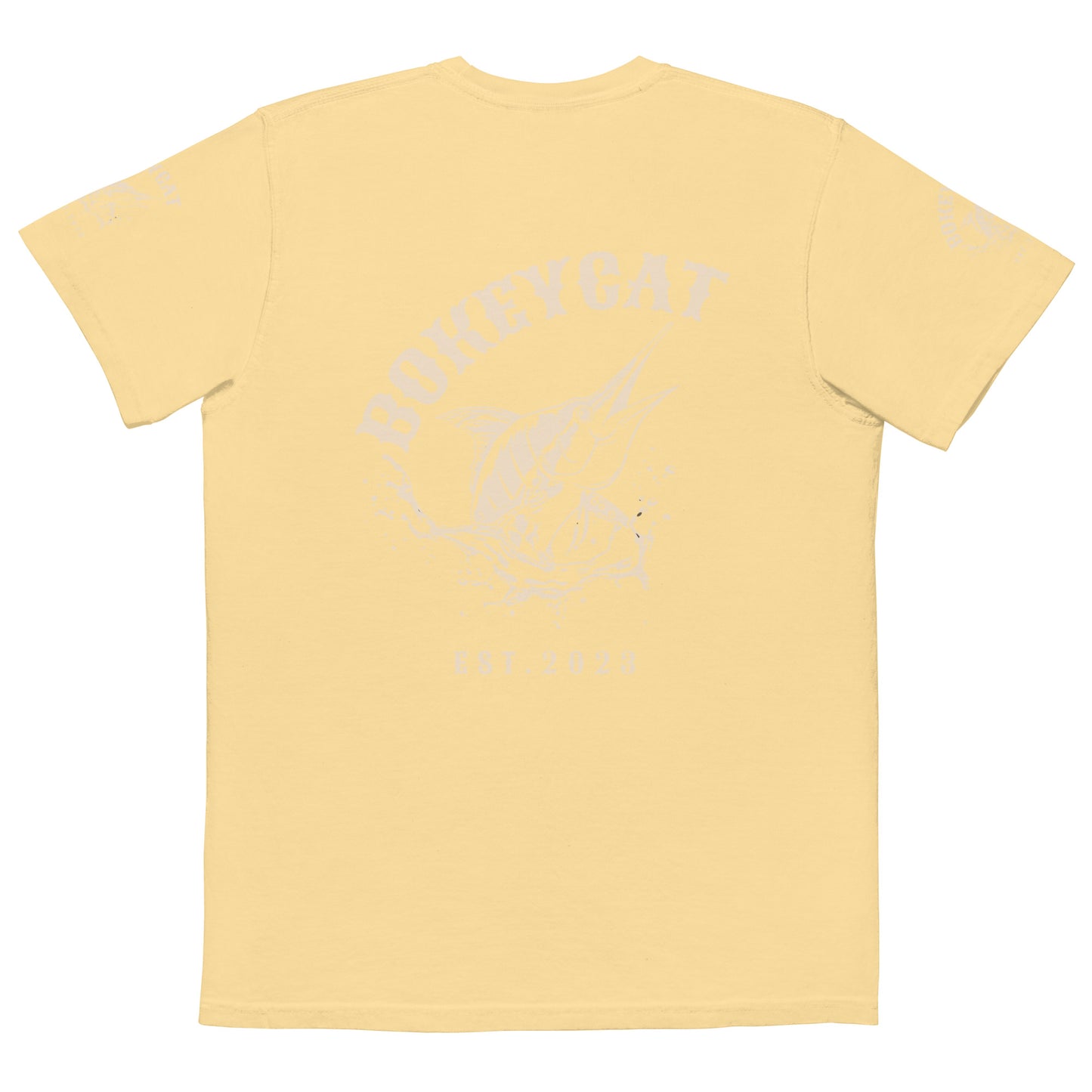 BokeyCat garment-dyed pocket t-shirt