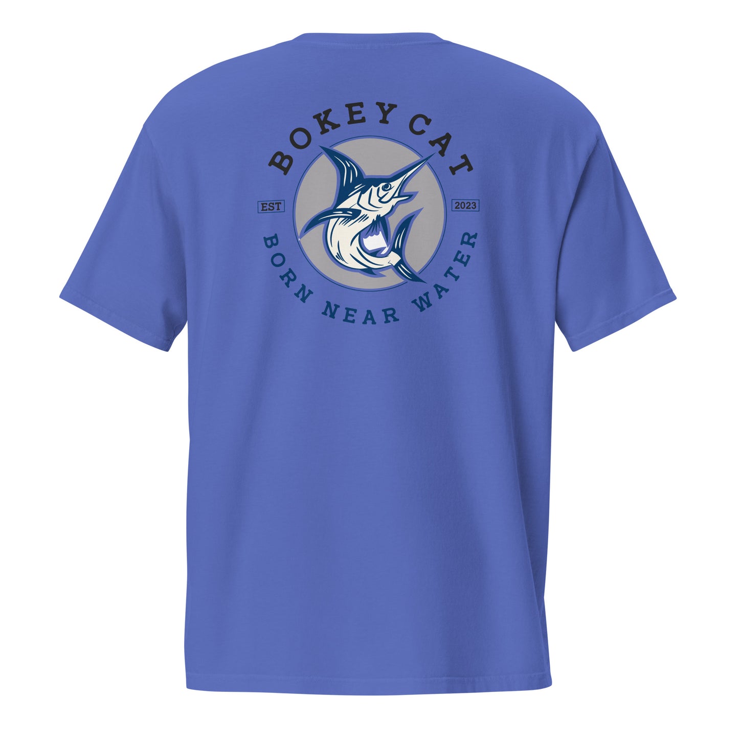 BokeyCat garment-dyed pocket t-shirt