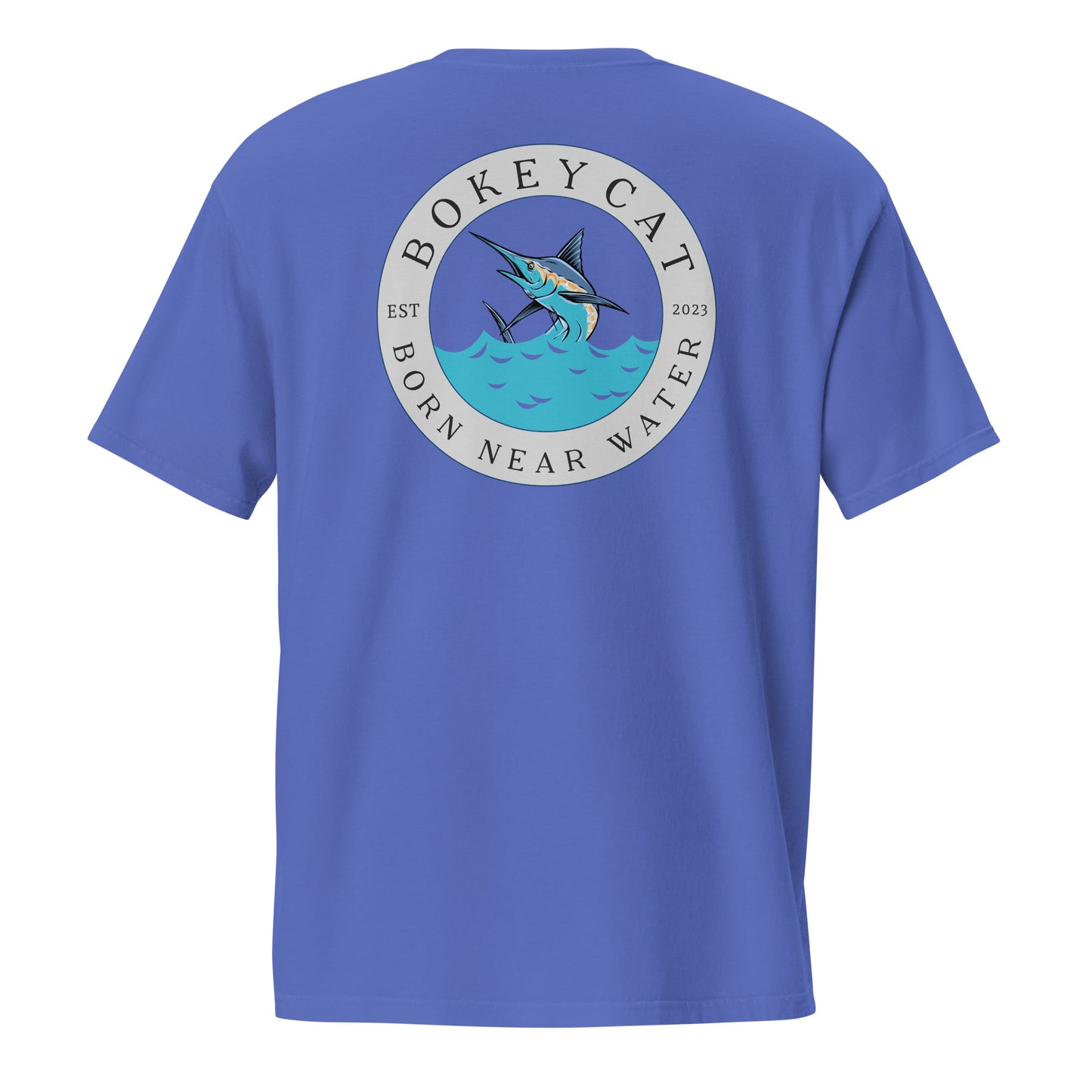BokeyCat garment-dyed pocket t-shirt
