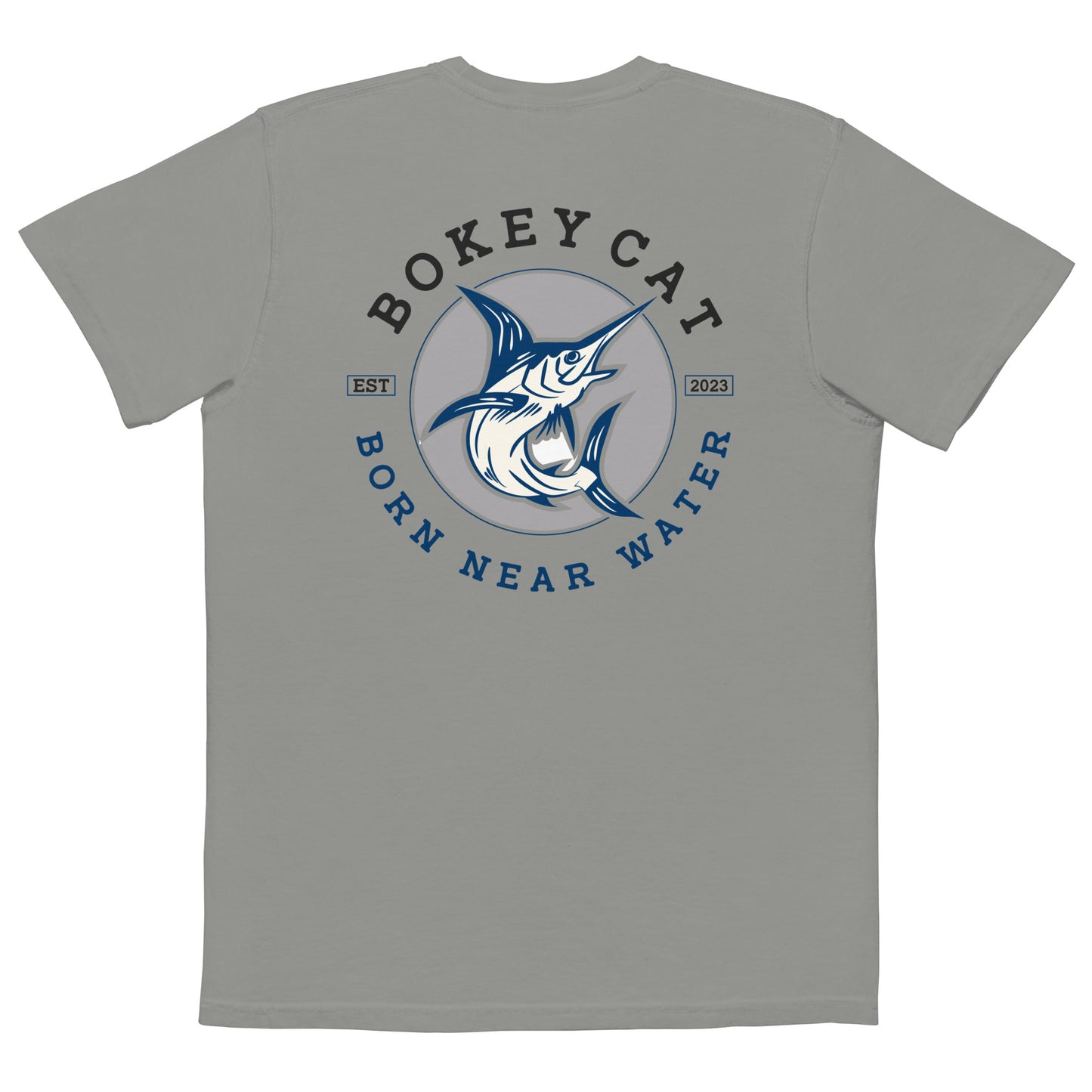 BokeyCat garment-dyed pocket t-shirt