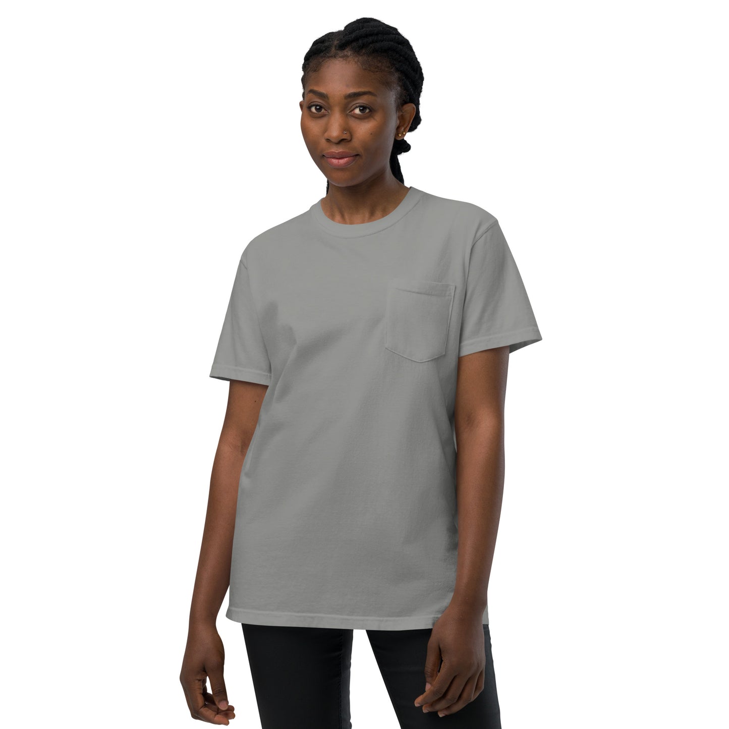 BokeyCat garment-dyed pocket t-shirt