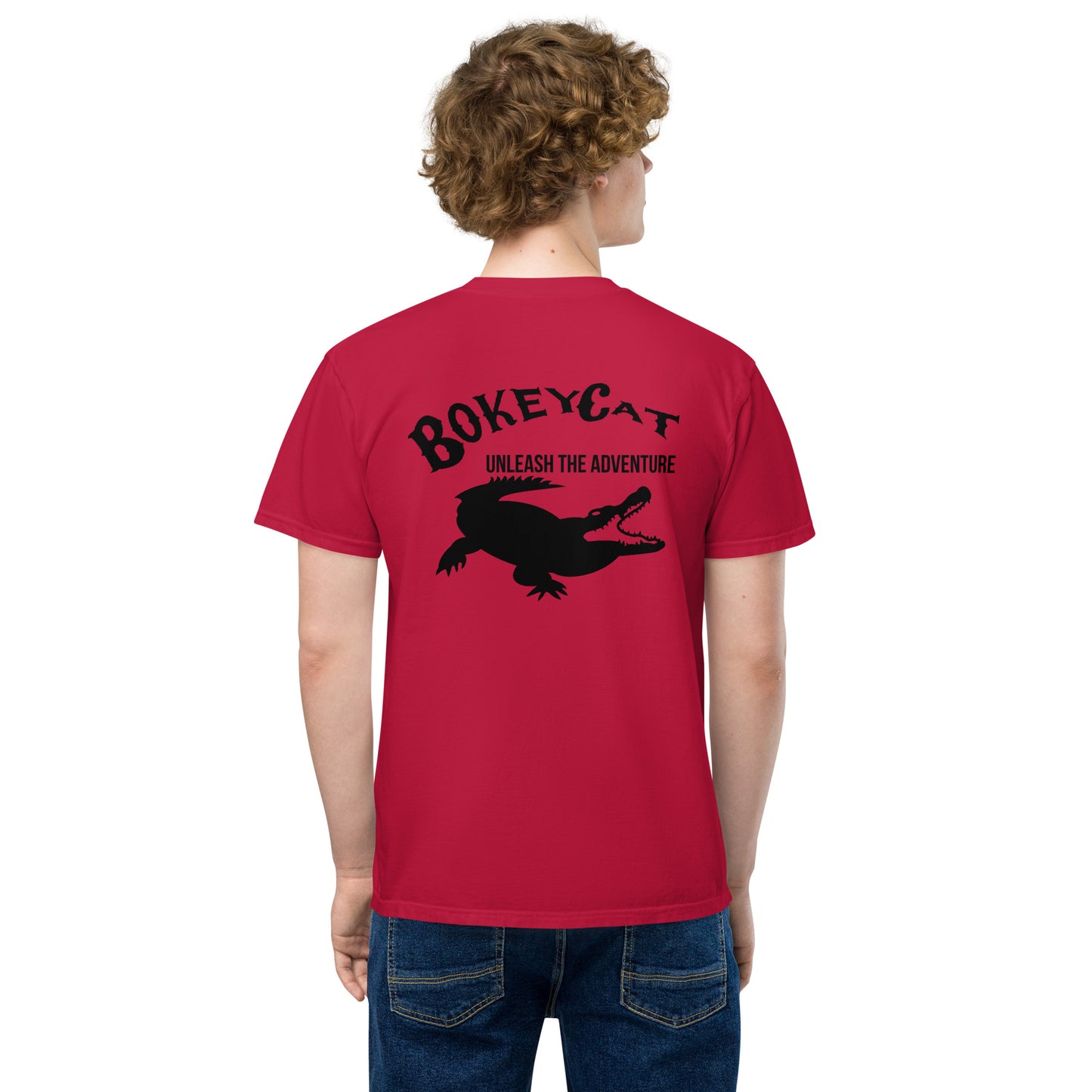 BokeyCat garment-dyed pocket t-shirt