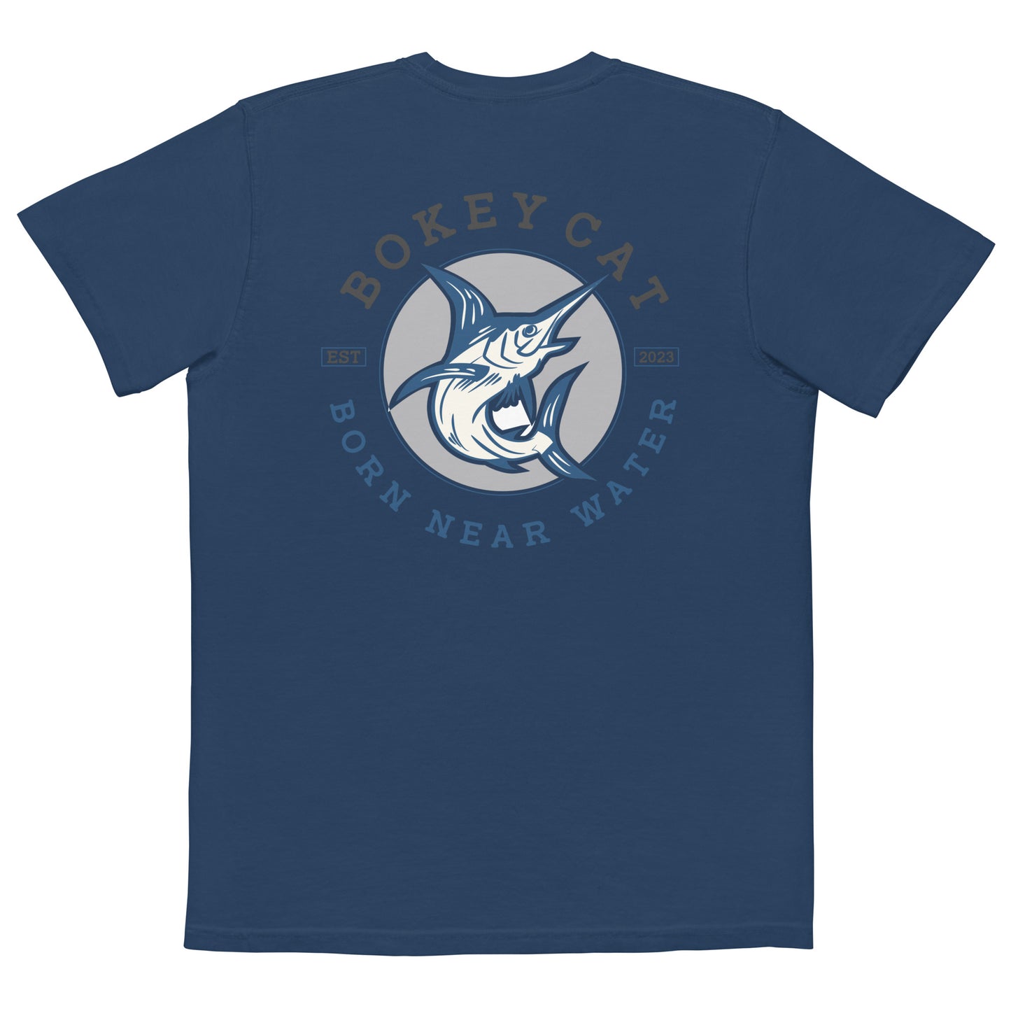 BokeyCat garment-dyed pocket t-shirt