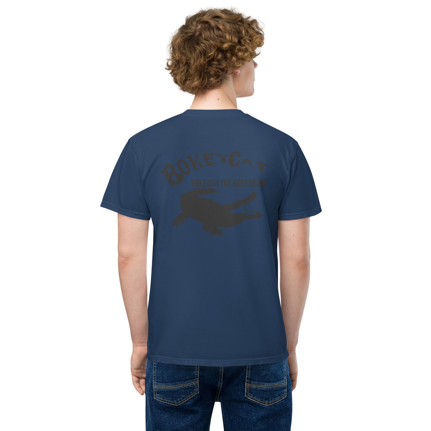 BokeyCat garment-dyed pocket t-shirt