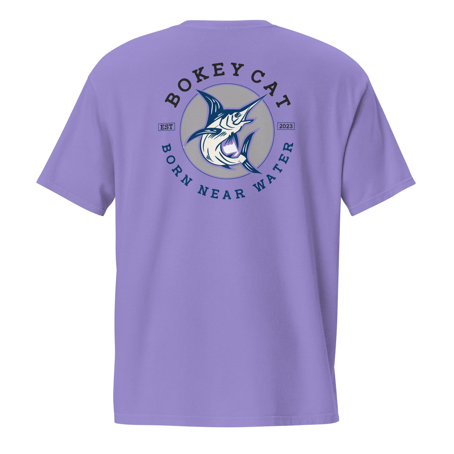 BokeyCat garment-dyed pocket t-shirt