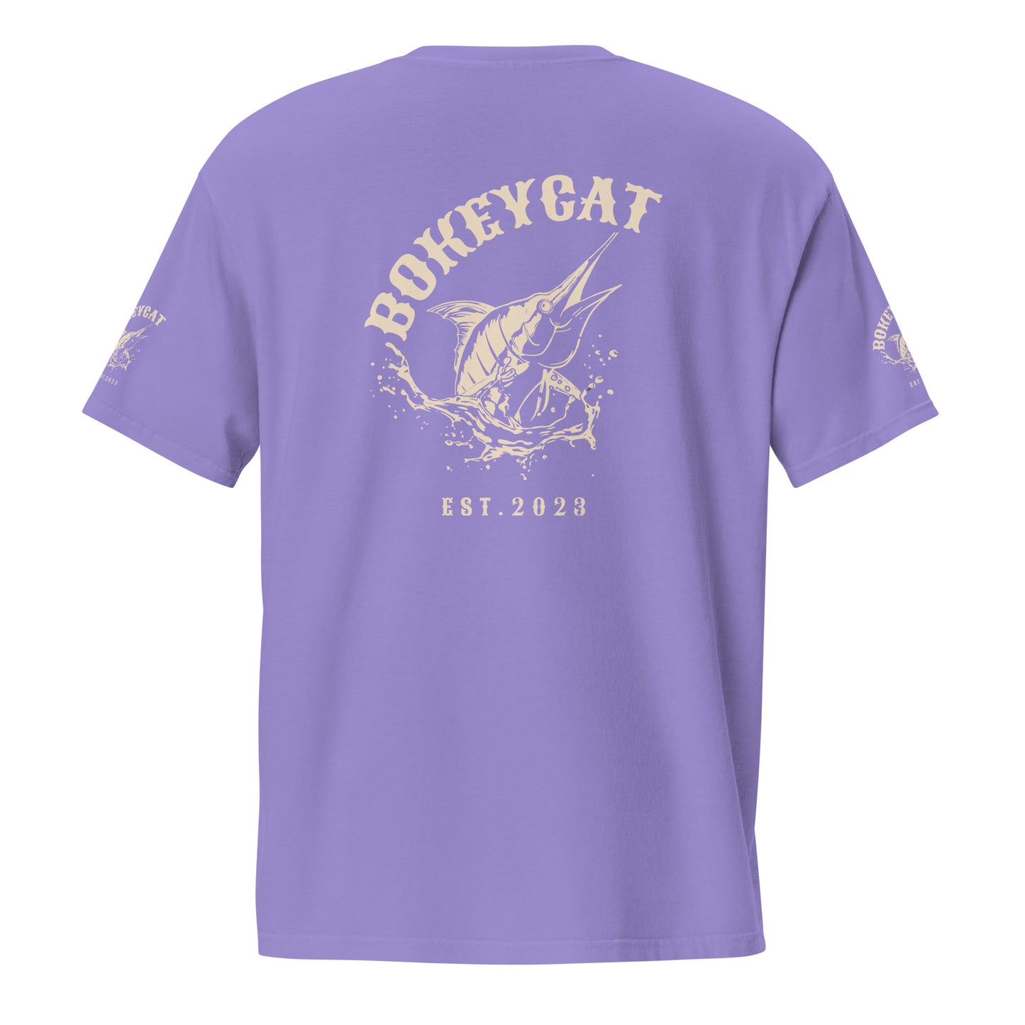 BokeyCat garment-dyed pocket t-shirt