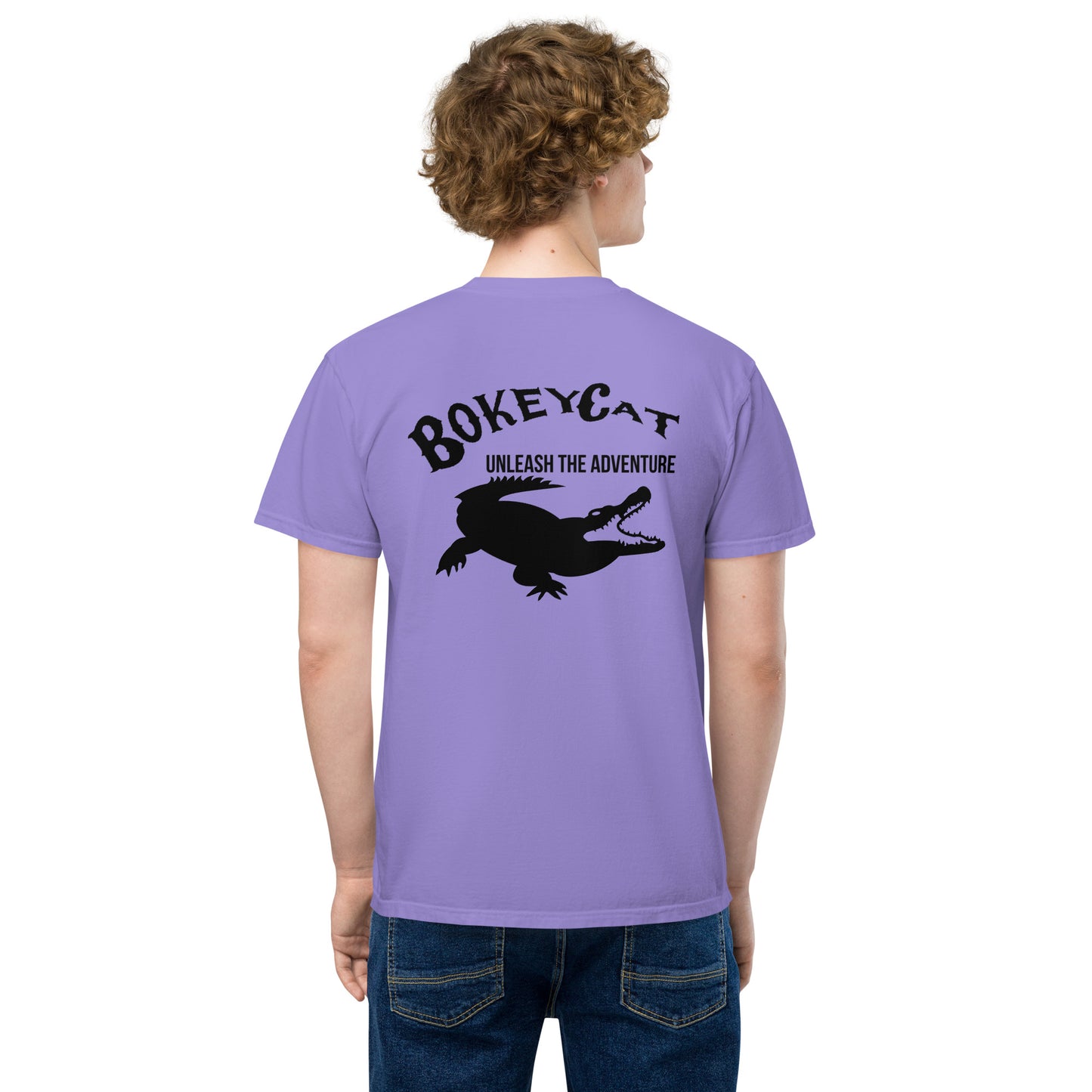 BokeyCat garment-dyed pocket t-shirt