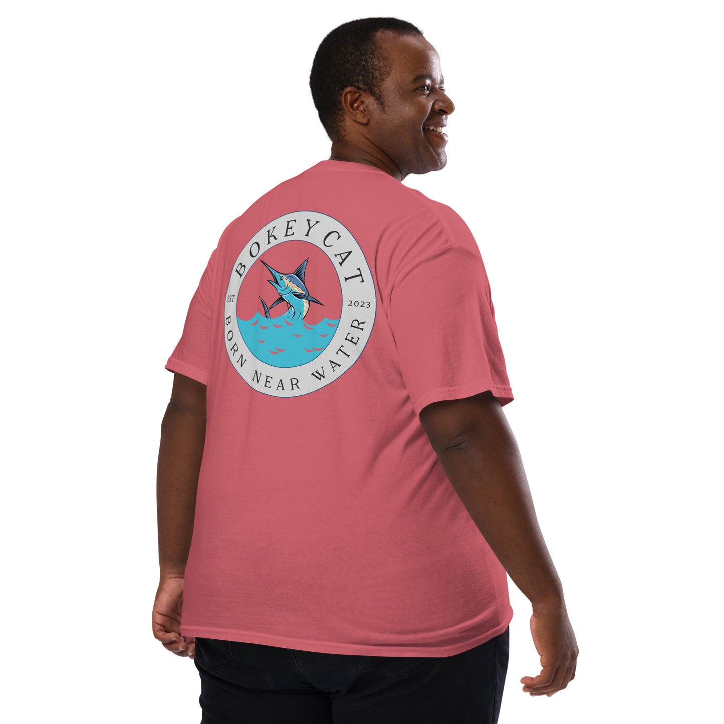 BokeyCat garment-dyed pocket t-shirt