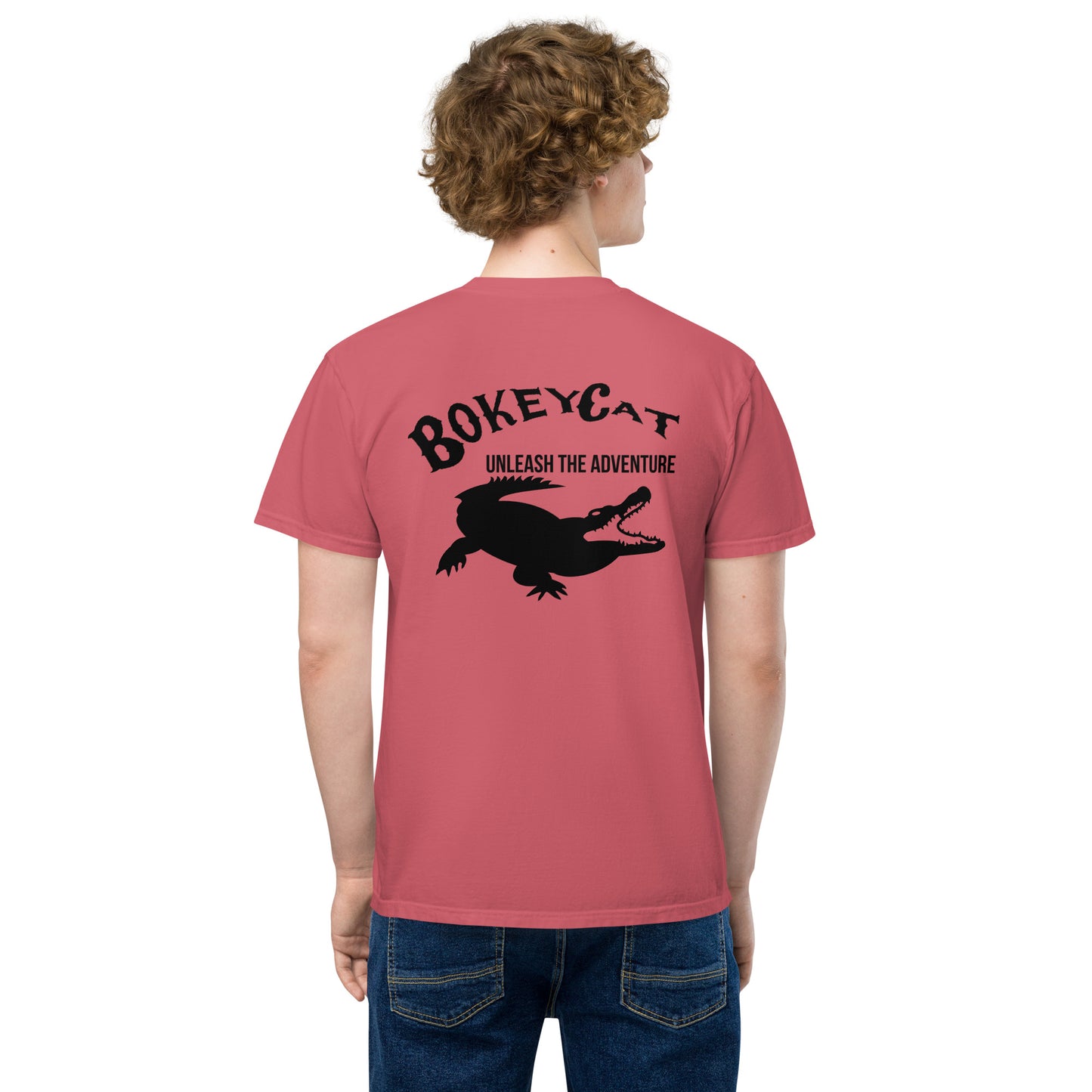 BokeyCat garment-dyed pocket t-shirt