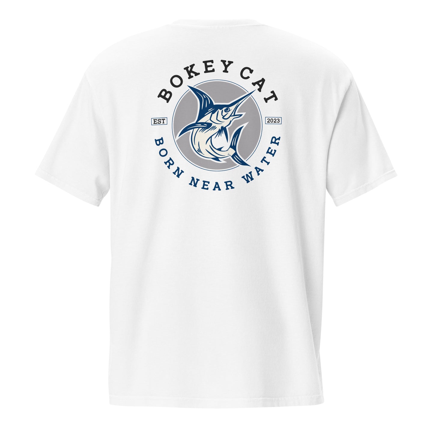 BokeyCat garment-dyed pocket t-shirt