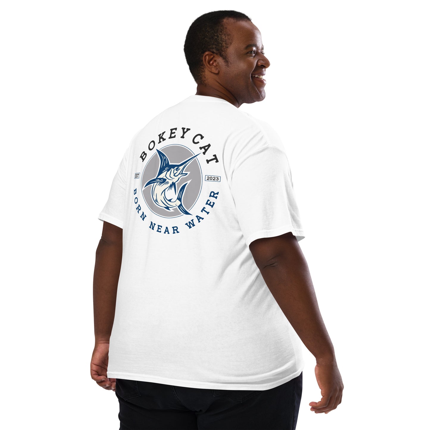 BokeyCat garment-dyed pocket t-shirt