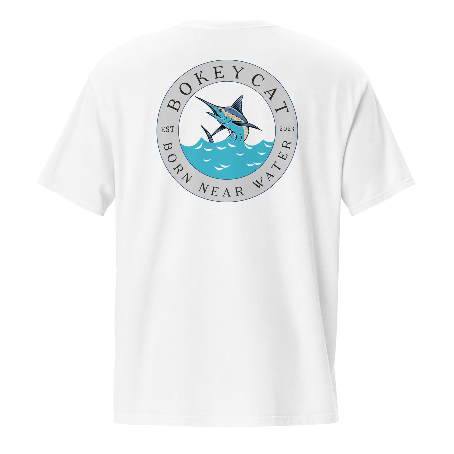 BokeyCat garment-dyed pocket t-shirt