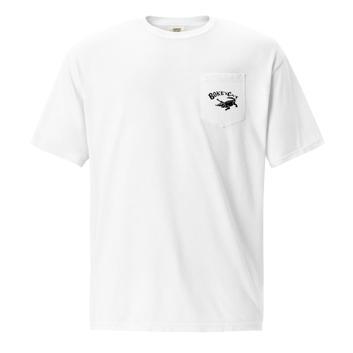 BokeyCat garment-dyed pocket t-shirt