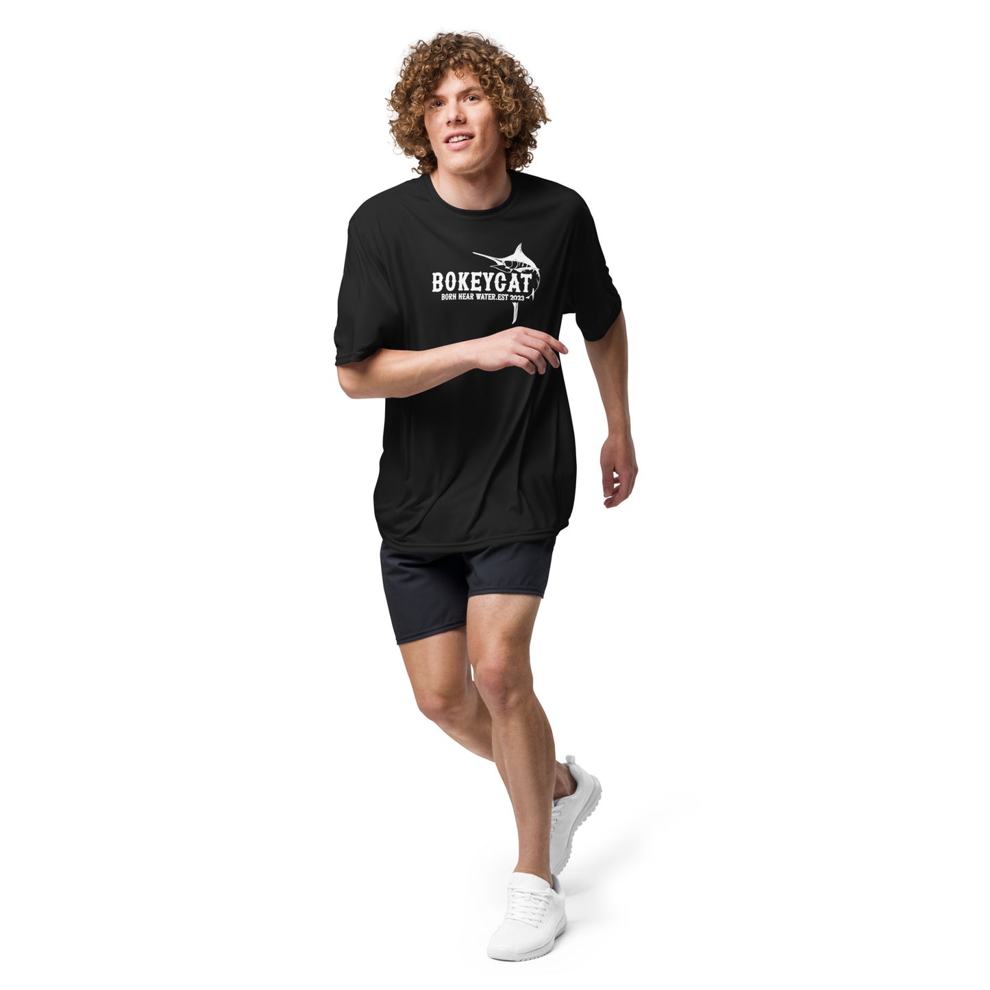 BokeyCat Unisex performance crew neck t-shirt