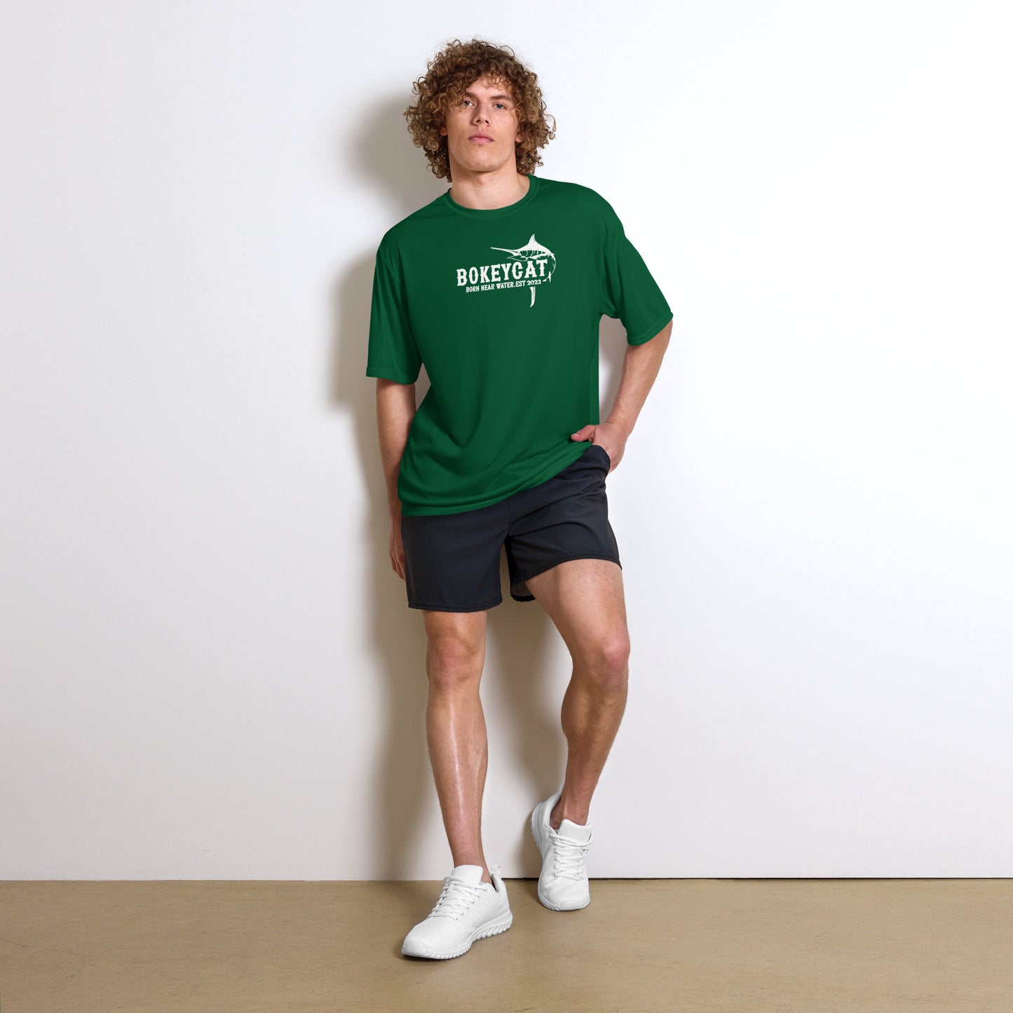 BokeyCat Unisex performance crew neck t-shirt