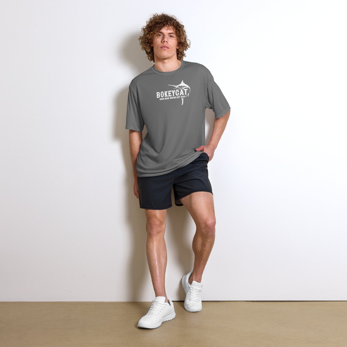BokeyCat Unisex performance crew neck t-shirt