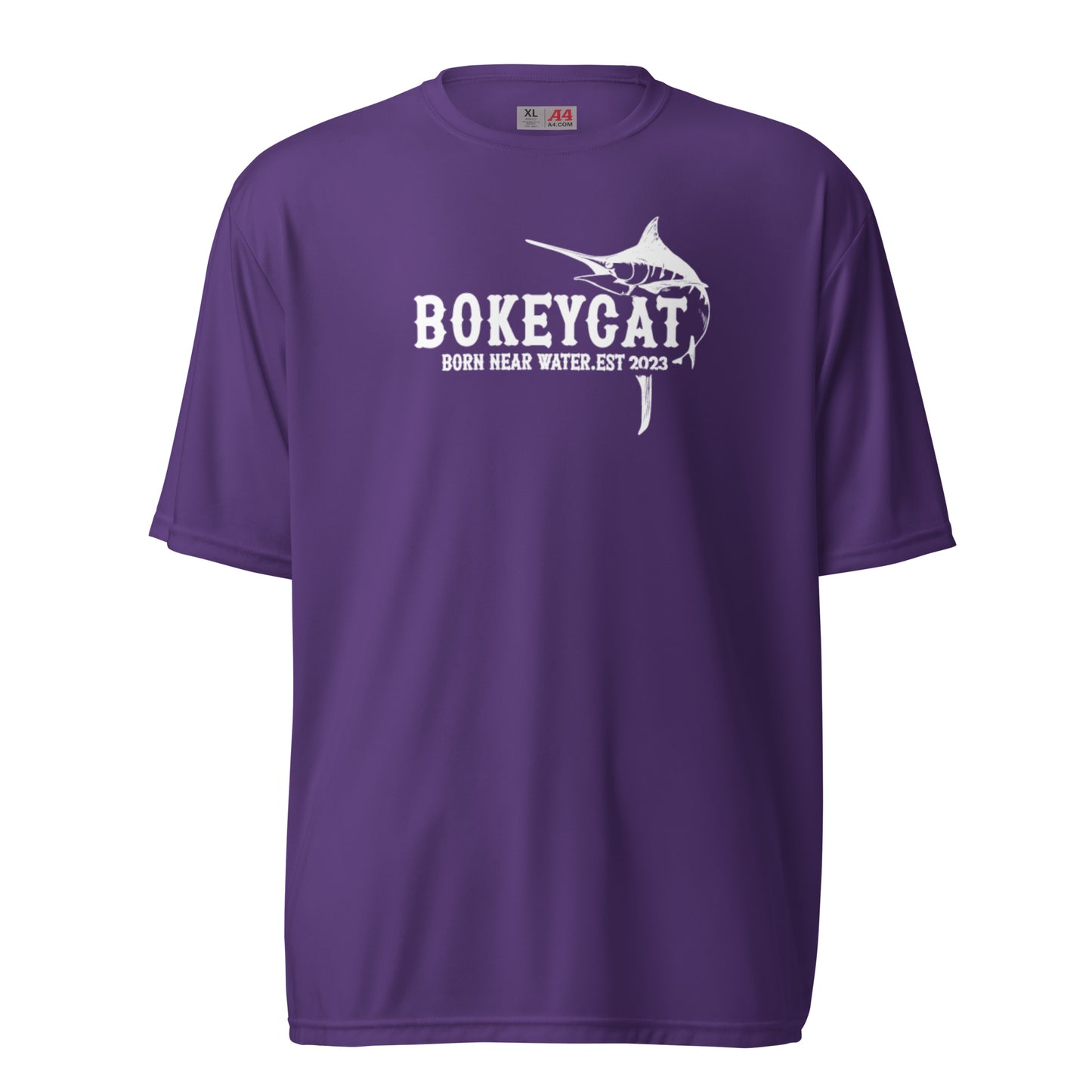 BokeyCat Unisex performance crew neck t-shirt