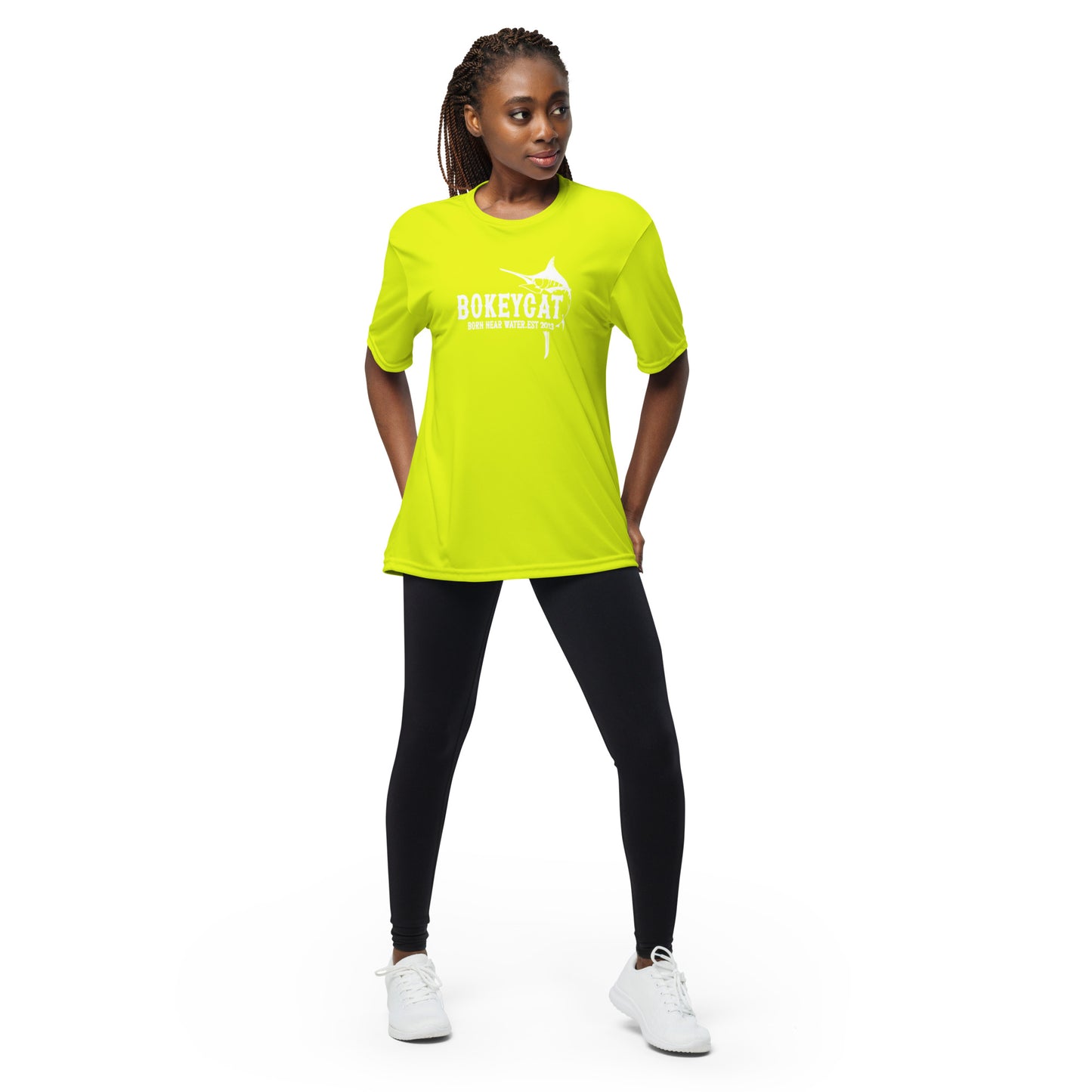 BokeyCat Unisex performance crew neck t-shirt