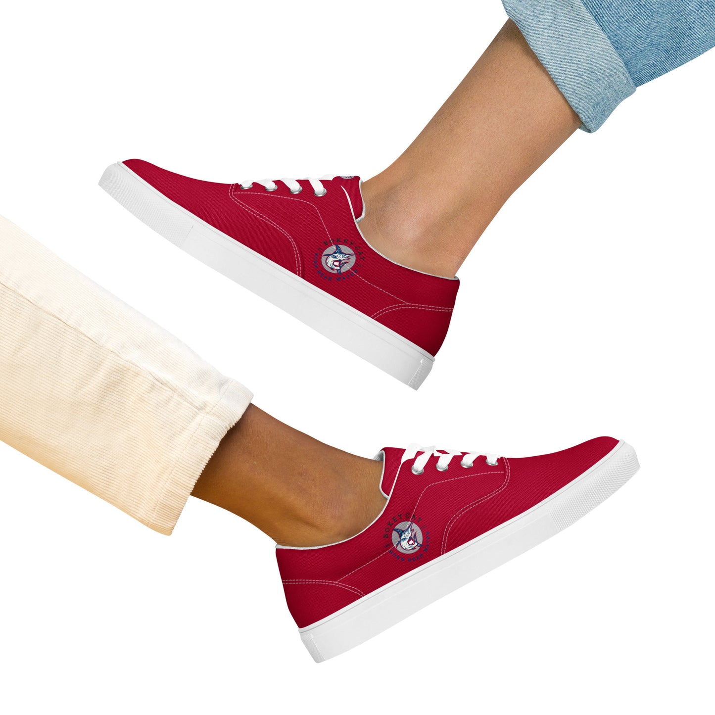 BokeyCat women’s lace-up canvas shoes