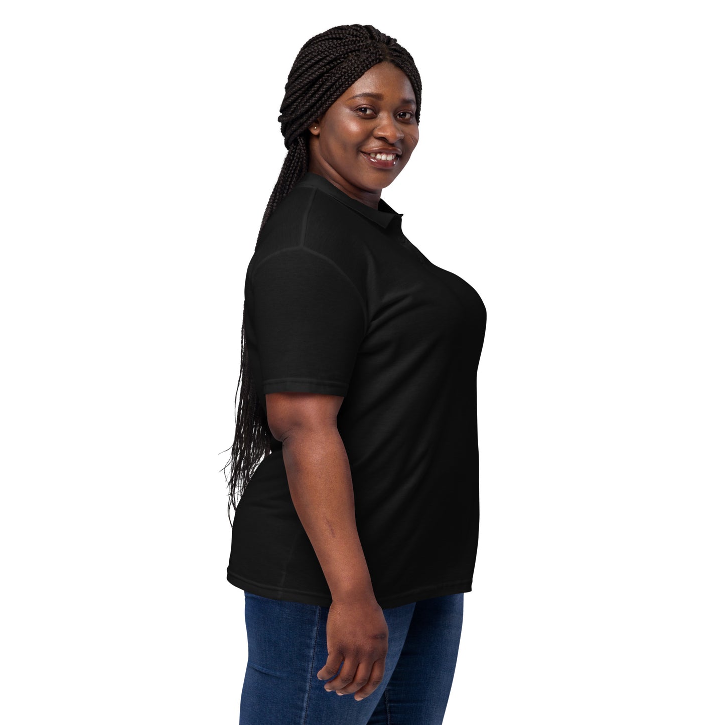 BokeyCat Women’s pique polo shirt