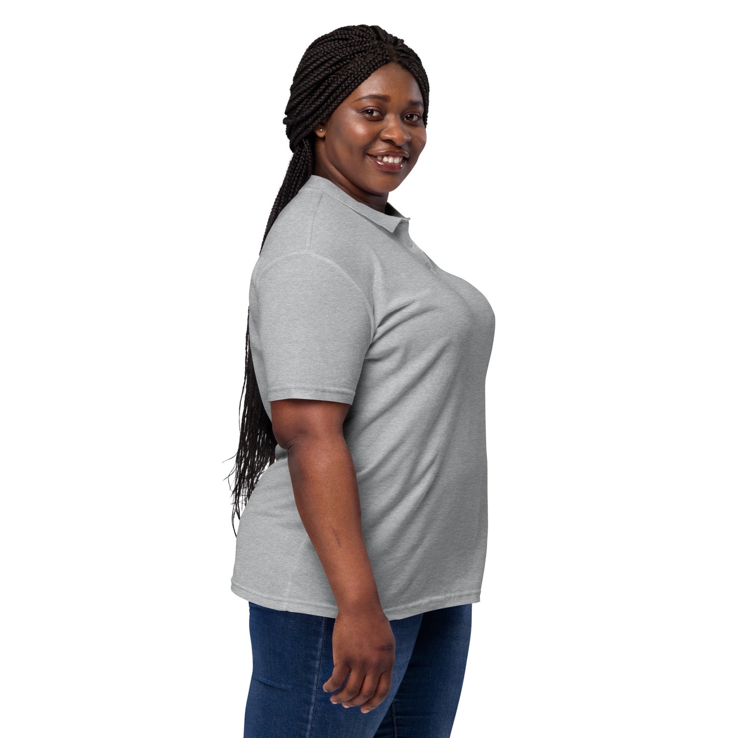 BokeyCat Women’s pique polo shirt