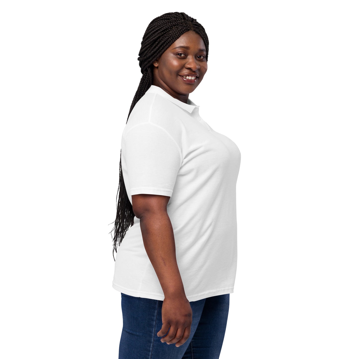 BokeyCat Women’s pique polo shirt