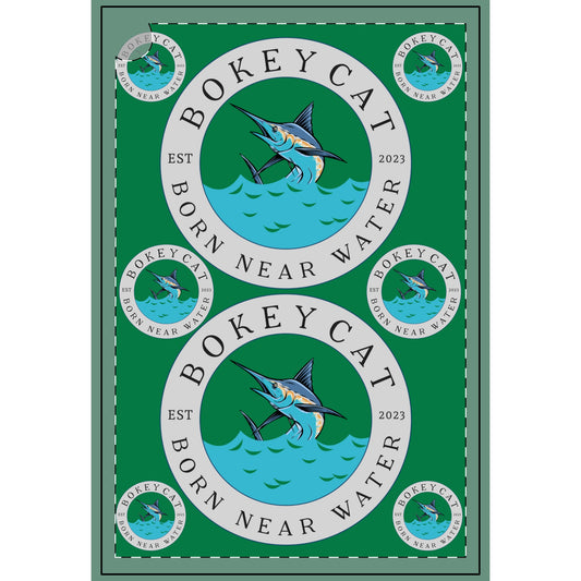 BokeyCat Golf Towel