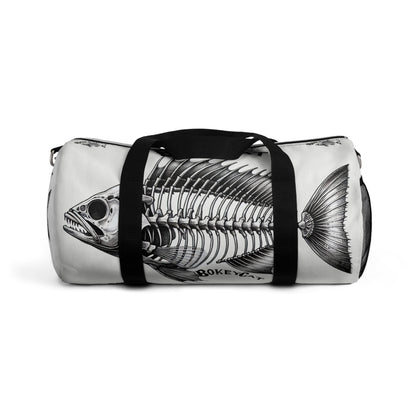 BokeyCat Bones Duffel Bag, Gym Bag, Fishing Gear Bag